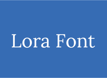 Lora Font